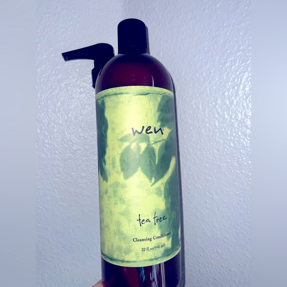 🖤 WEN Tea Tree Cleansing Conditioner & Pump 32oz NEW! Sealed.